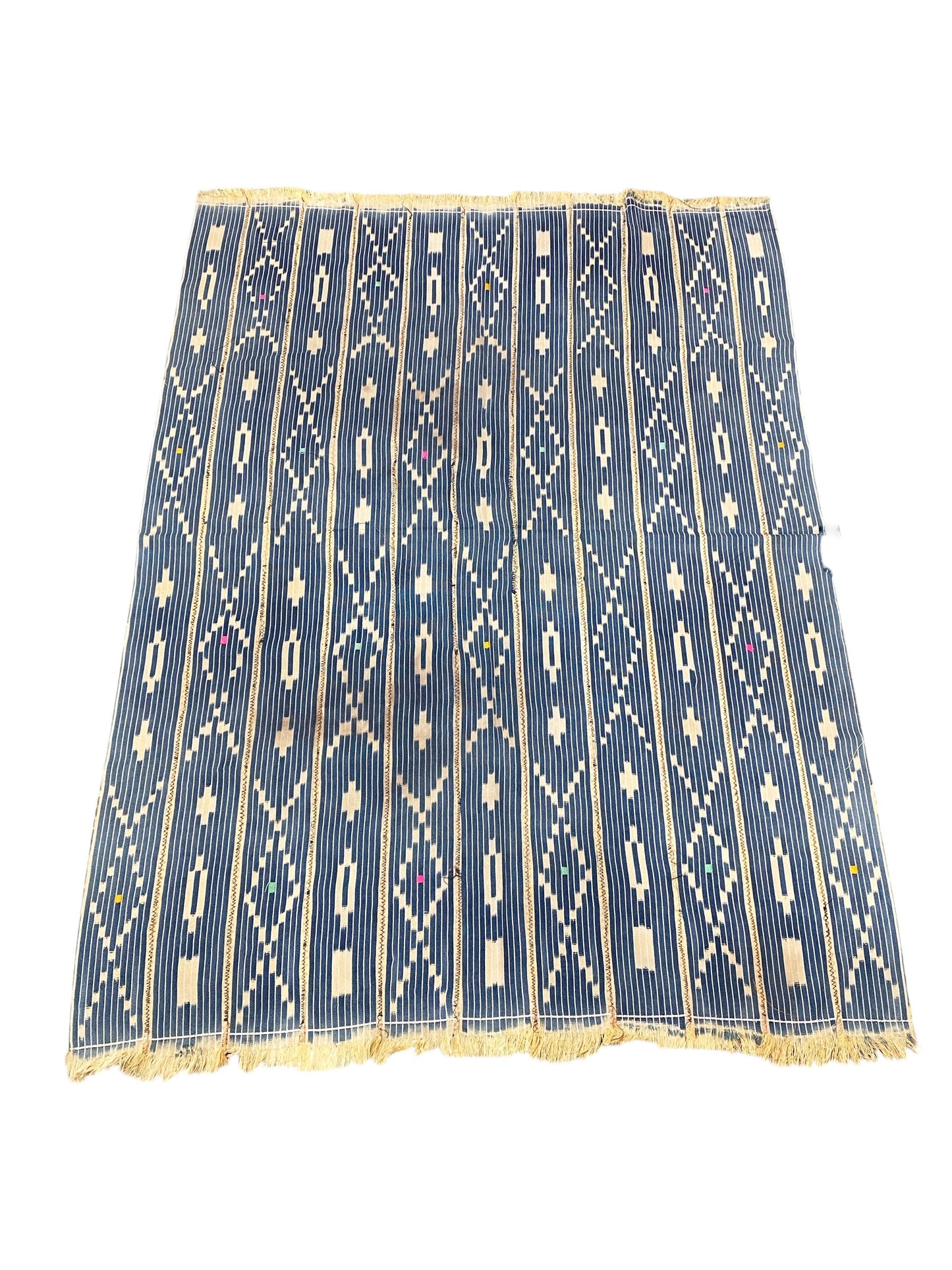 #531 Vintage Baule  Indigo Cloth/Textile Côte d’Ivoire. 57" w