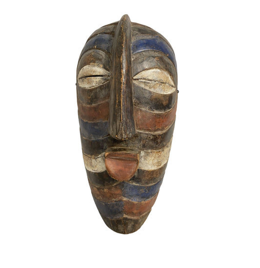 # 1678 African Songye Kifwebe Mask 16"h