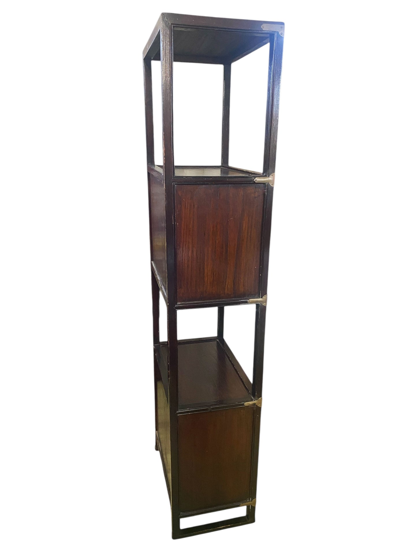 #210 Old circa 1930 Korean Book Shelf Etagere 66" H