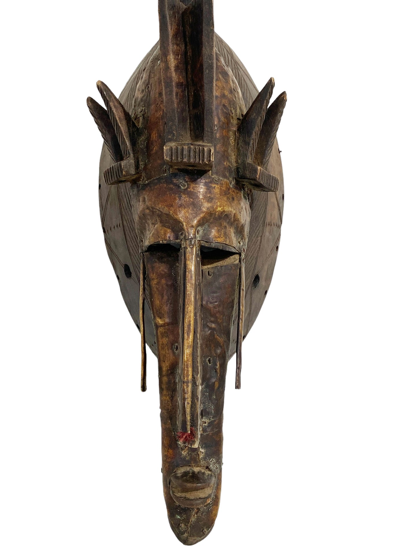 #3423 African Old Kore Ceremonial Mask Marka  Mali  21"H