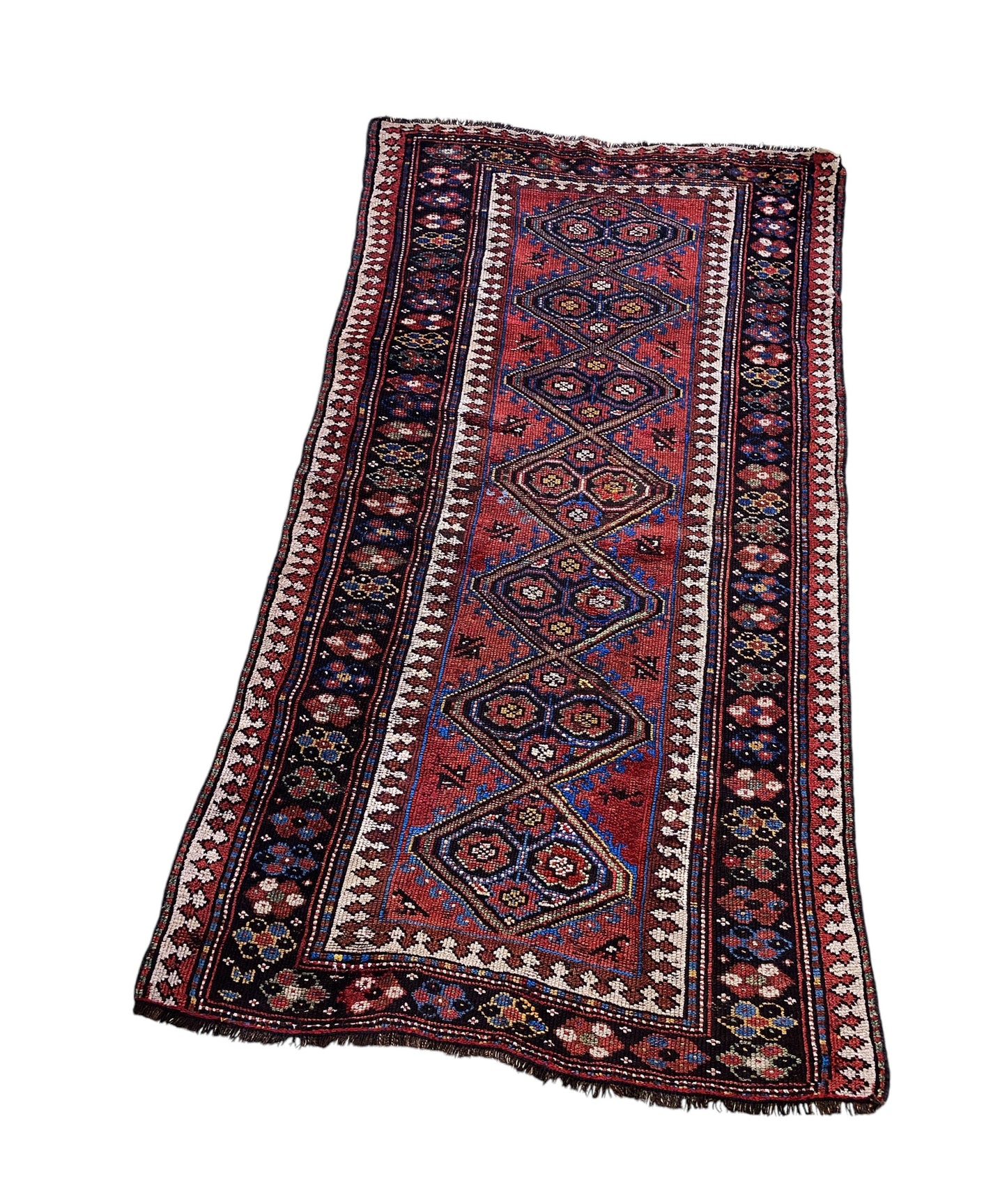 #7303 Antique Tribal Afshar Rug 6’2″ X 3’4″