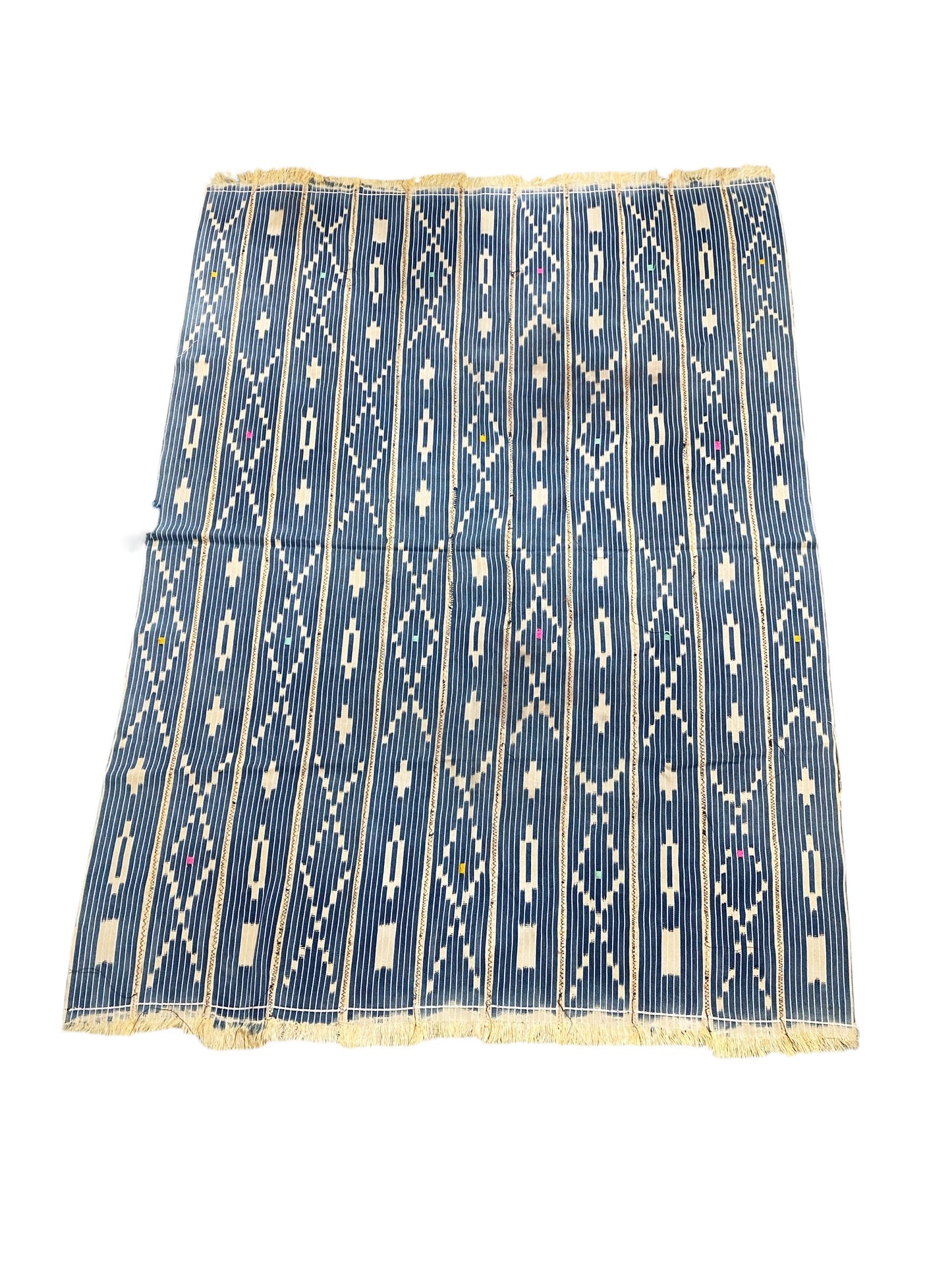 #531 Vintage Baule  Indigo Cloth/Textile Côte d’Ivoire. 57" w