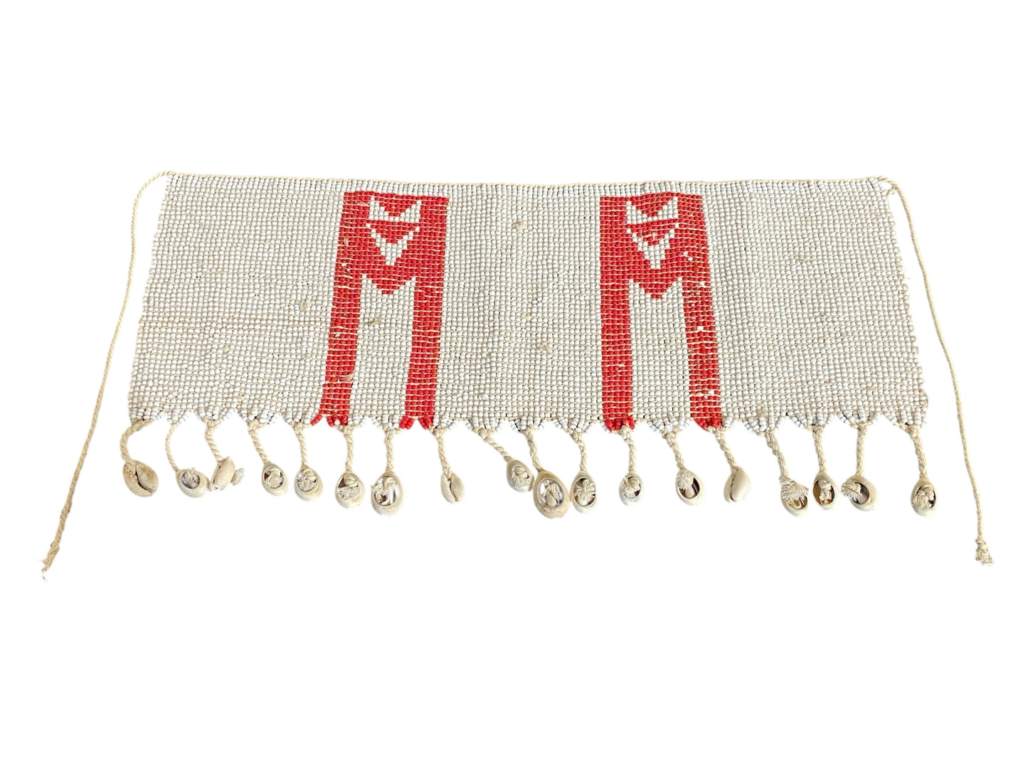 #6314 Ceremonial Skirt Kirdi Beaded Cache Sex Pikuran Cameroon