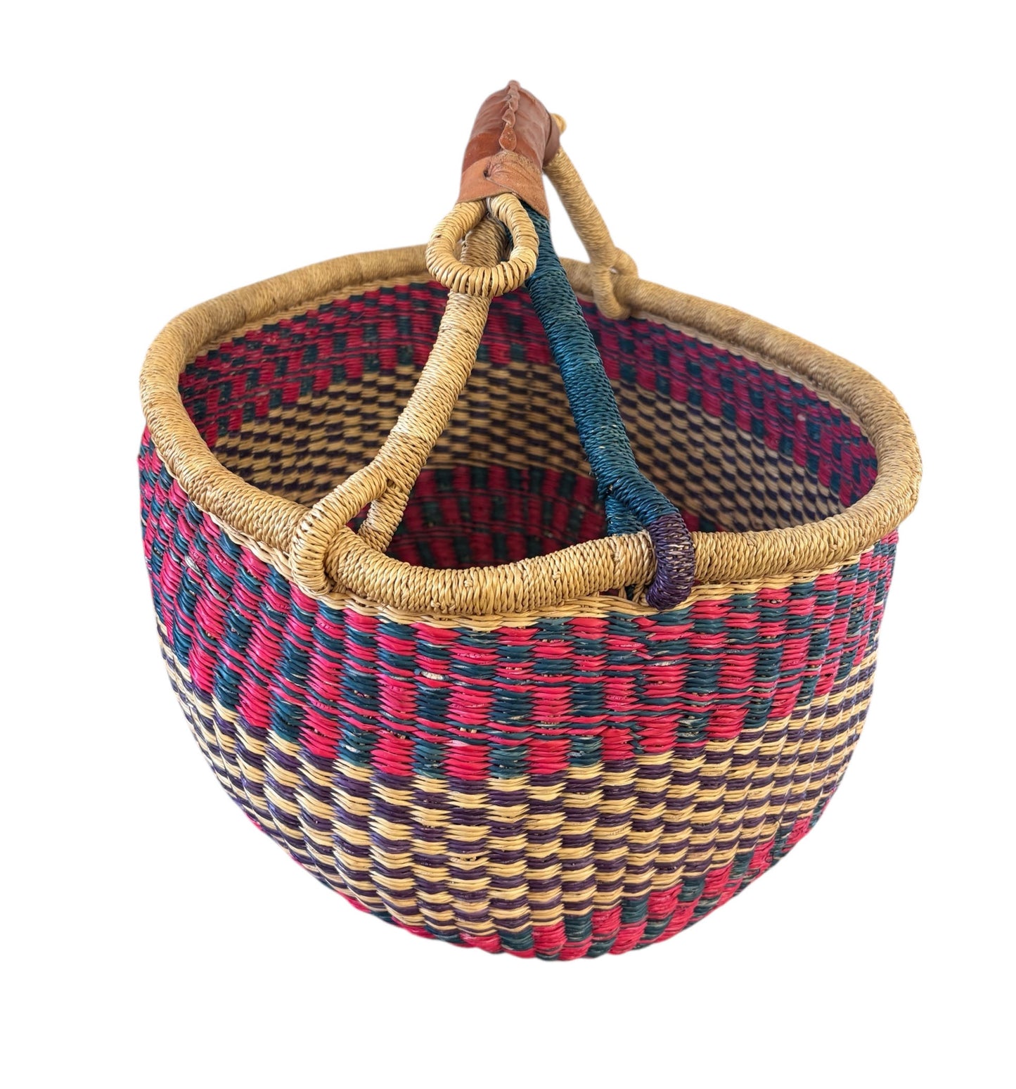 #99  African Bolga Ghana Market Basket 15"