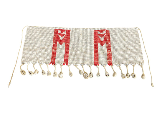 #6314 Ceremonial Skirt Kirdi Beaded Cache Sex Pikuran Cameroon