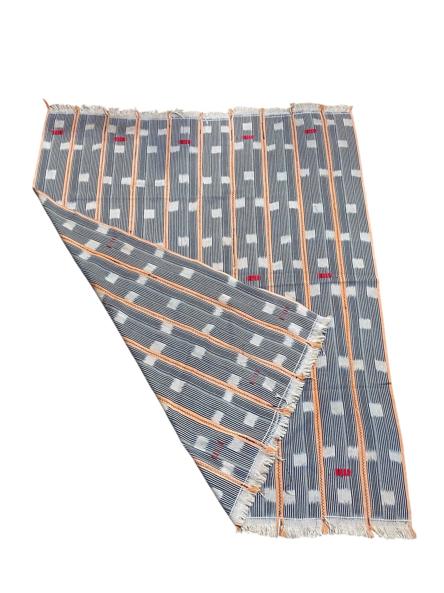 #530 Vintage Baule  Indigo Cloth/Textile Côte d’Ivoire. 54" w