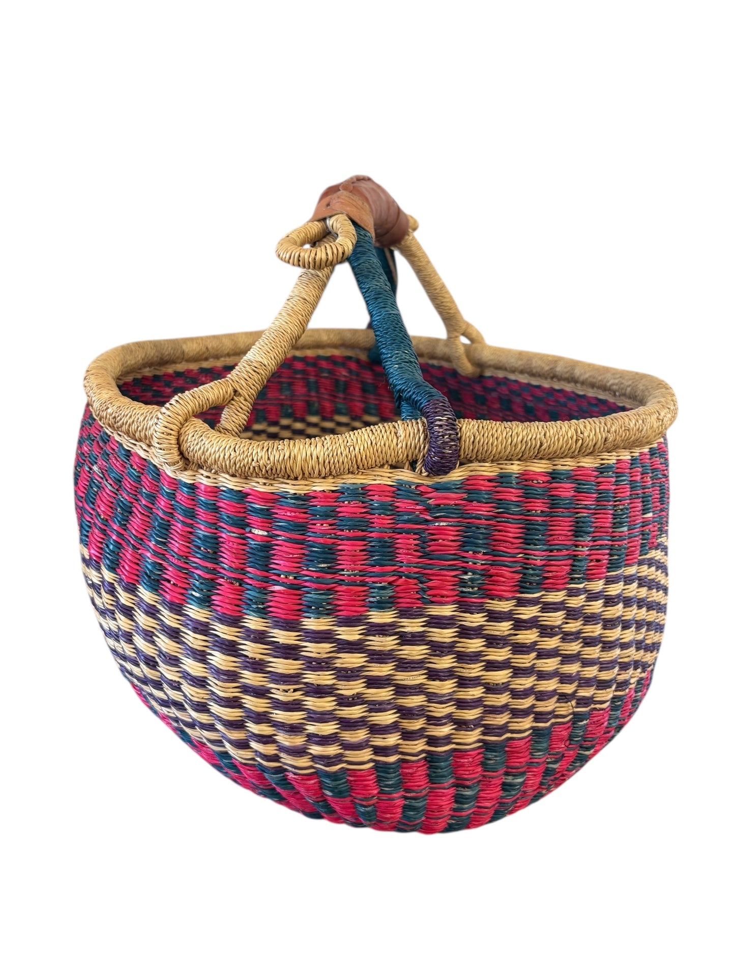 #99  African Bolga Ghana Market Basket 15"