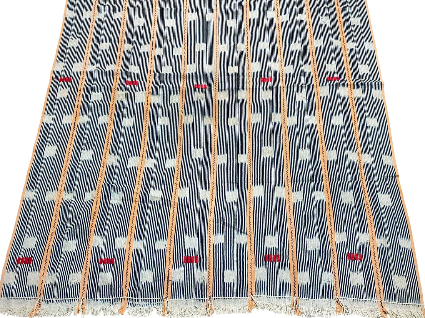 #530 Vintage Baule  Indigo Cloth/Textile Côte d’Ivoire. 54" w