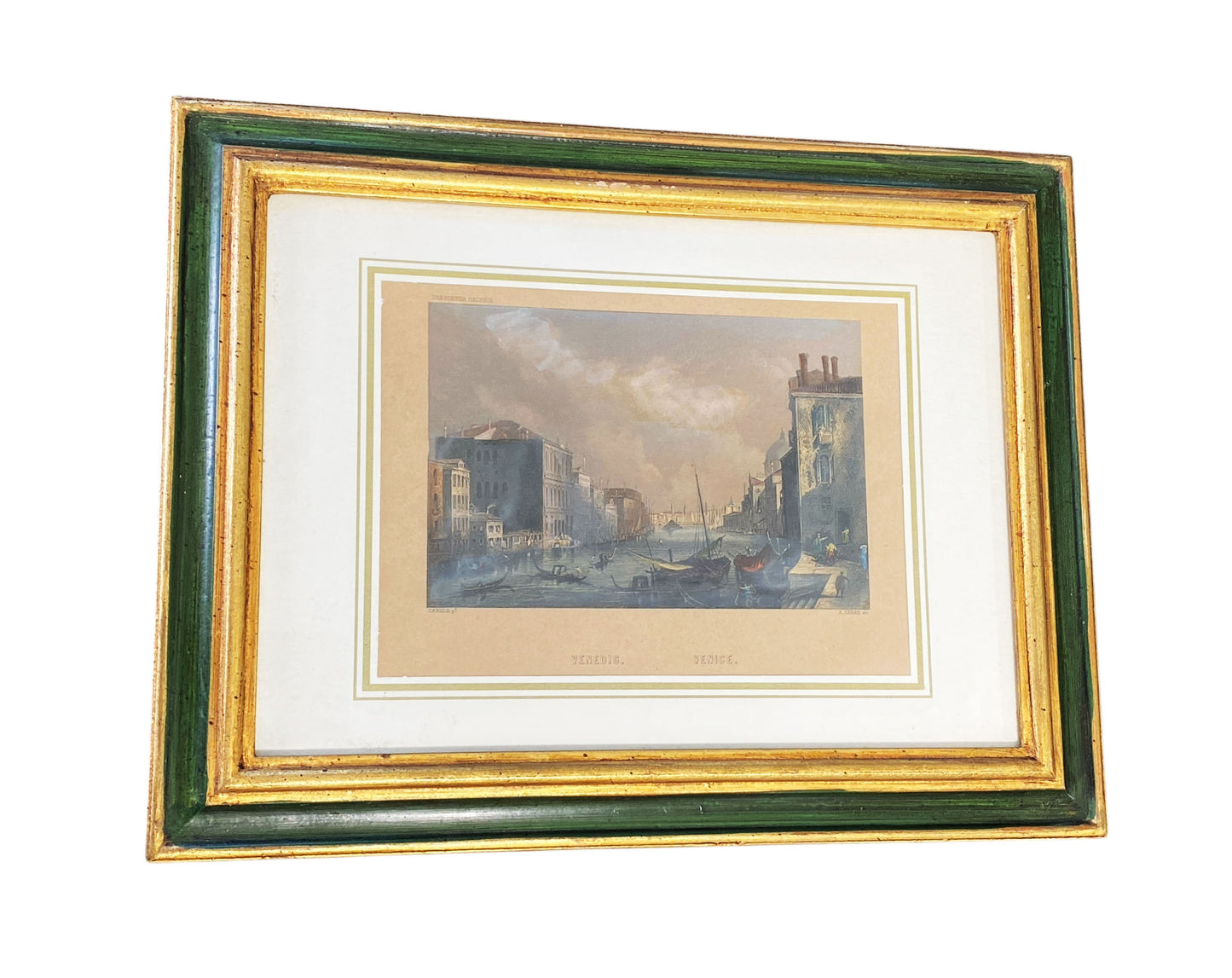#46 Pendant of two Farmed Prints of Venice