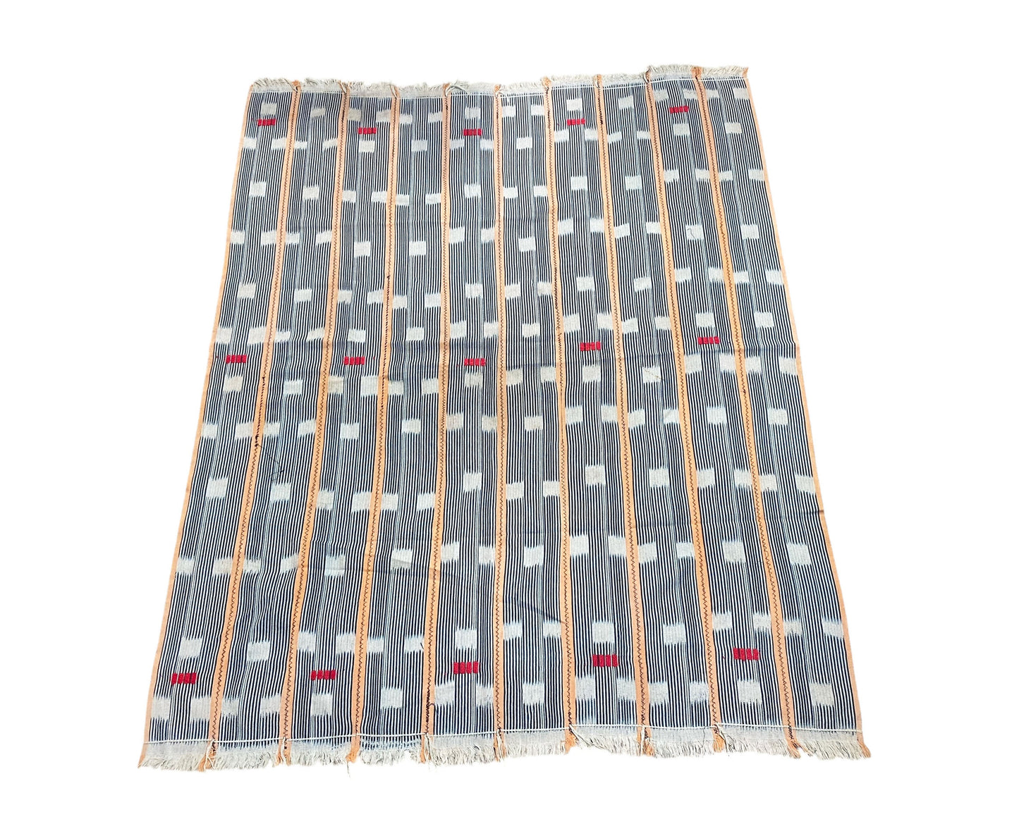 #530 Vintage Baule  Indigo Cloth/Textile Côte d’Ivoire. 54" w