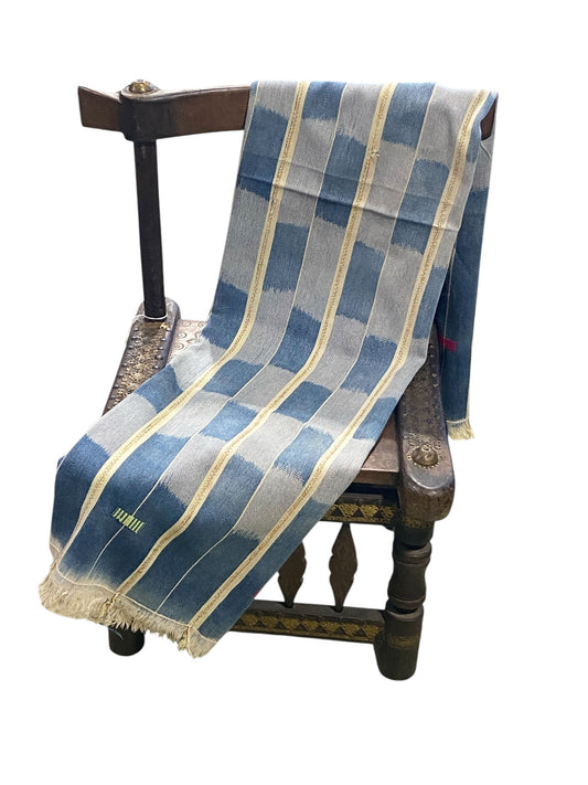 #529 Vintage Baule  Indigo Cloth/Textile Côte d’Ivoire. 56" w