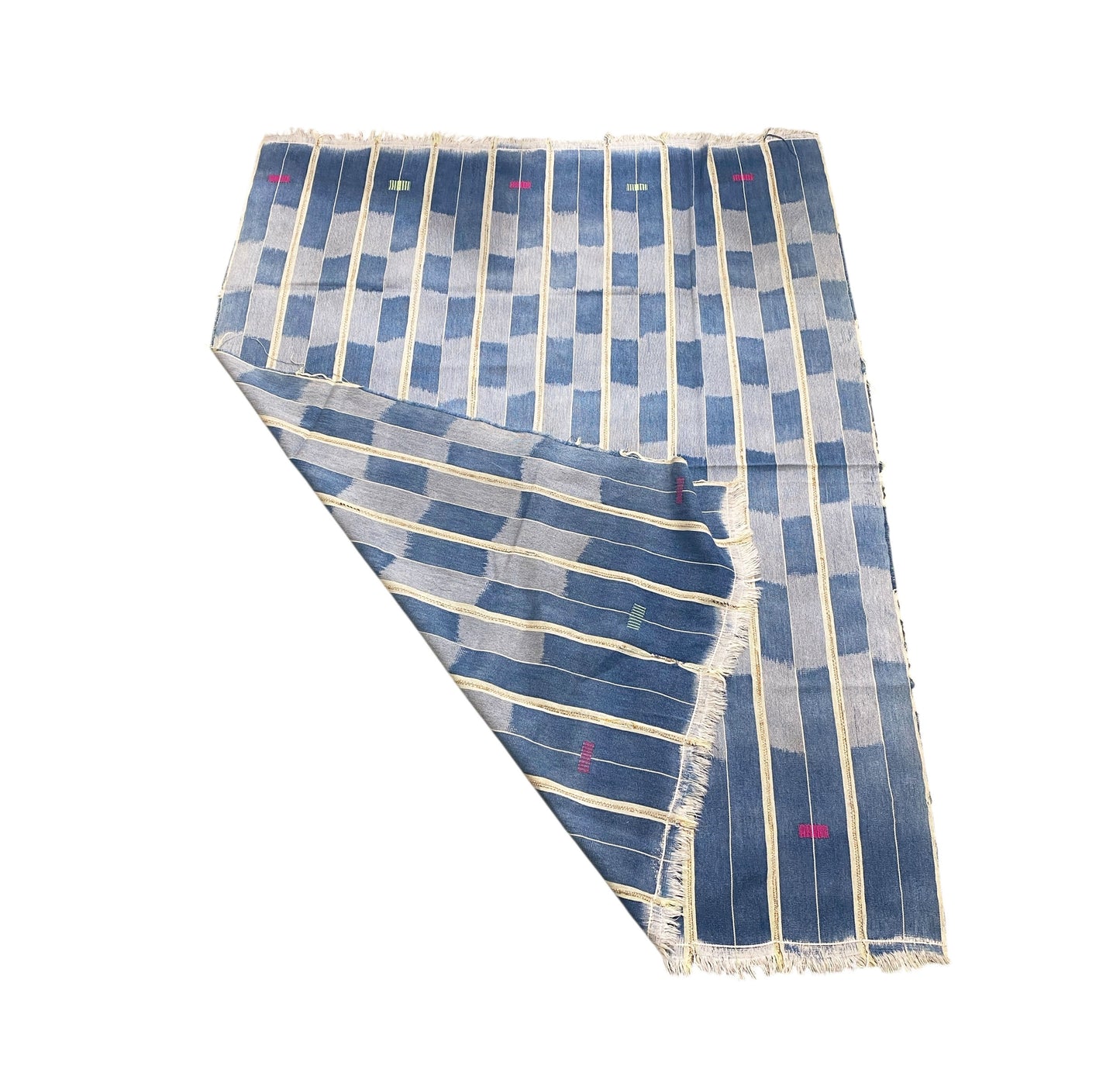 #529 Vintage Baule  Indigo Cloth/Textile Côte d’Ivoire. 56" w