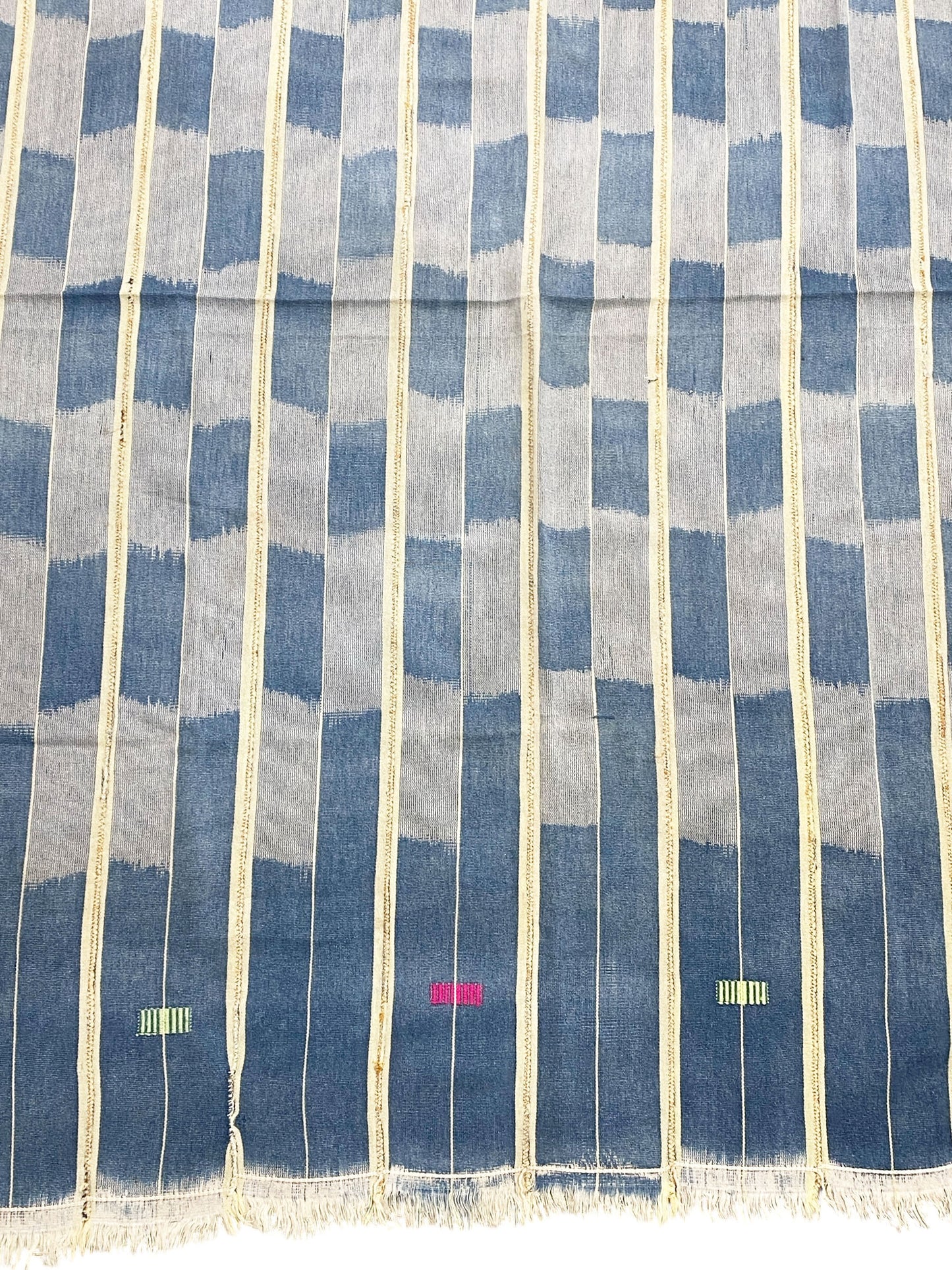 #529 Vintage Baule  Indigo Cloth/Textile Côte d’Ivoire. 56" w