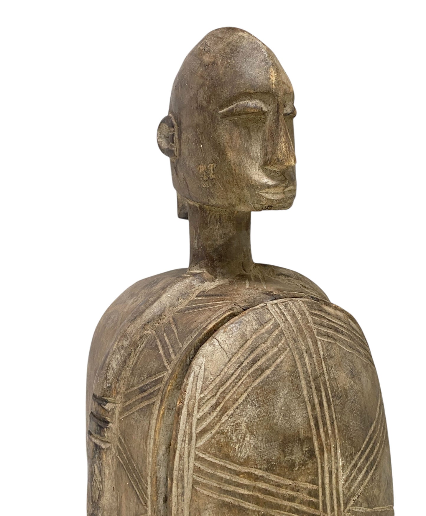 #1155 Vintage  Dogon Pharmacopoeia Box/ Ceremonial Vessel  Mali 24" w