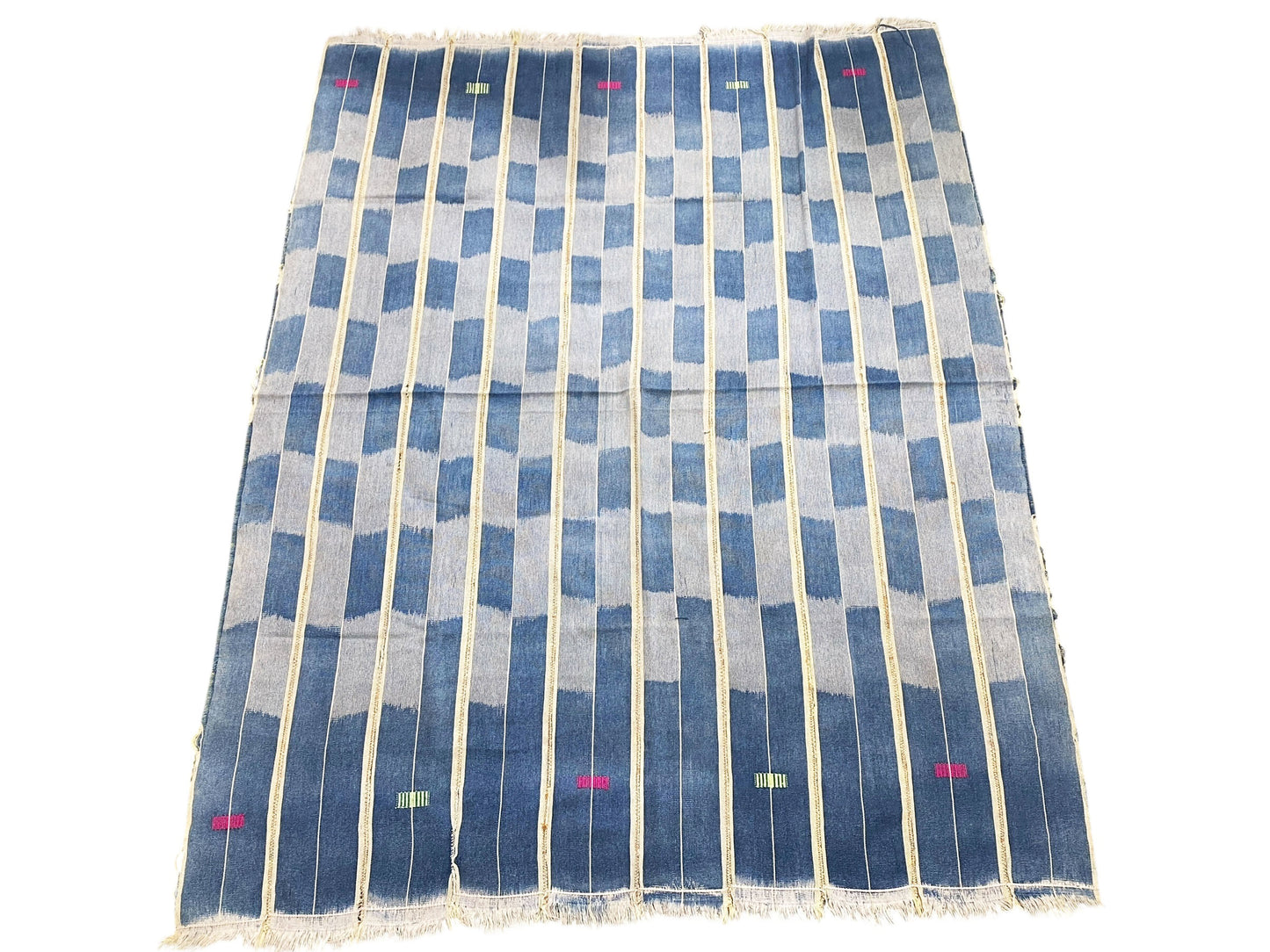 #529 Vintage Baule  Indigo Cloth/Textile Côte d’Ivoire. 56" w