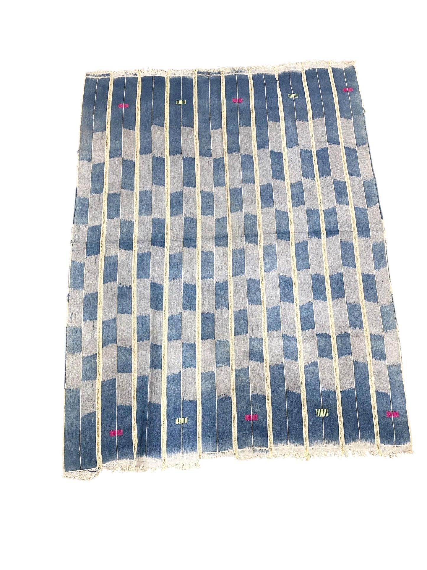#529 Vintage Baule  Indigo Cloth/Textile Côte d’Ivoire. 56" w