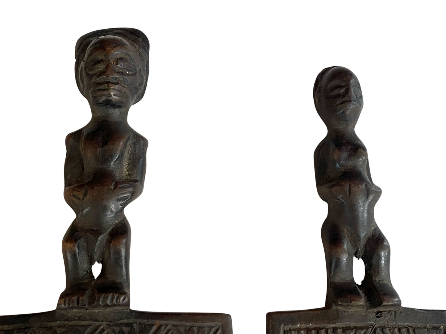 #1116 Hemba Wedding Combs w/Standing couple Figures Congo
