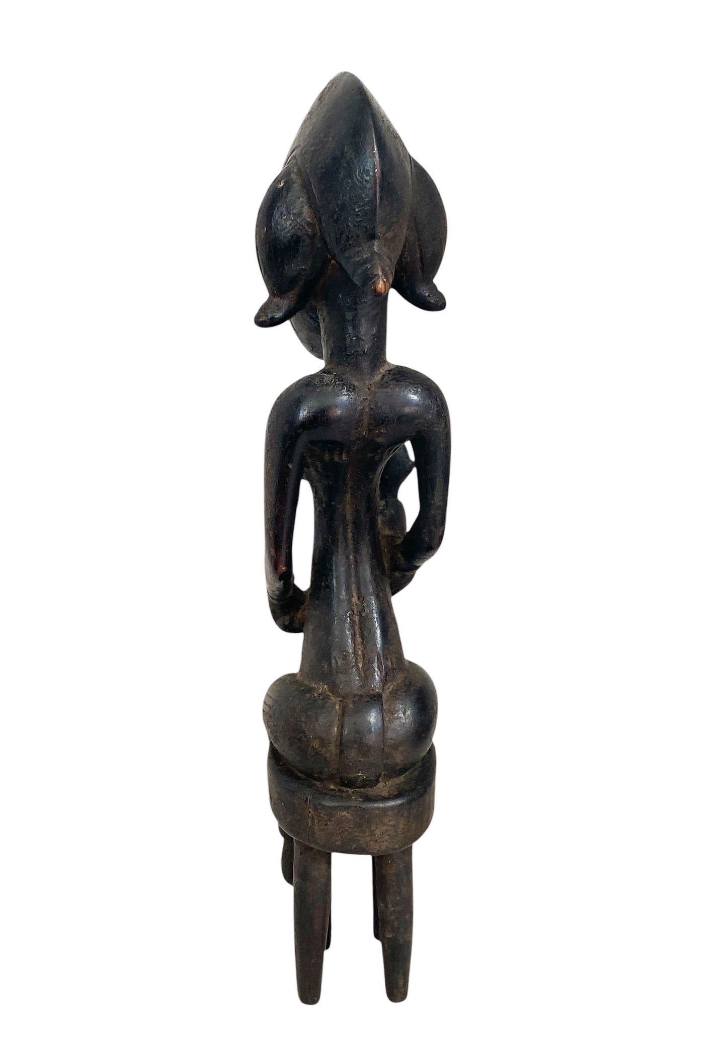 #11159 Vintage /Old African Senufo Maternity Sculpture 18" H