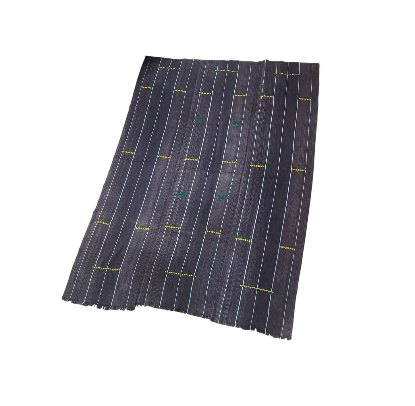 # 525 Fine handwoven Black Cloth - Mossi Tribe Burkina Faso 58"