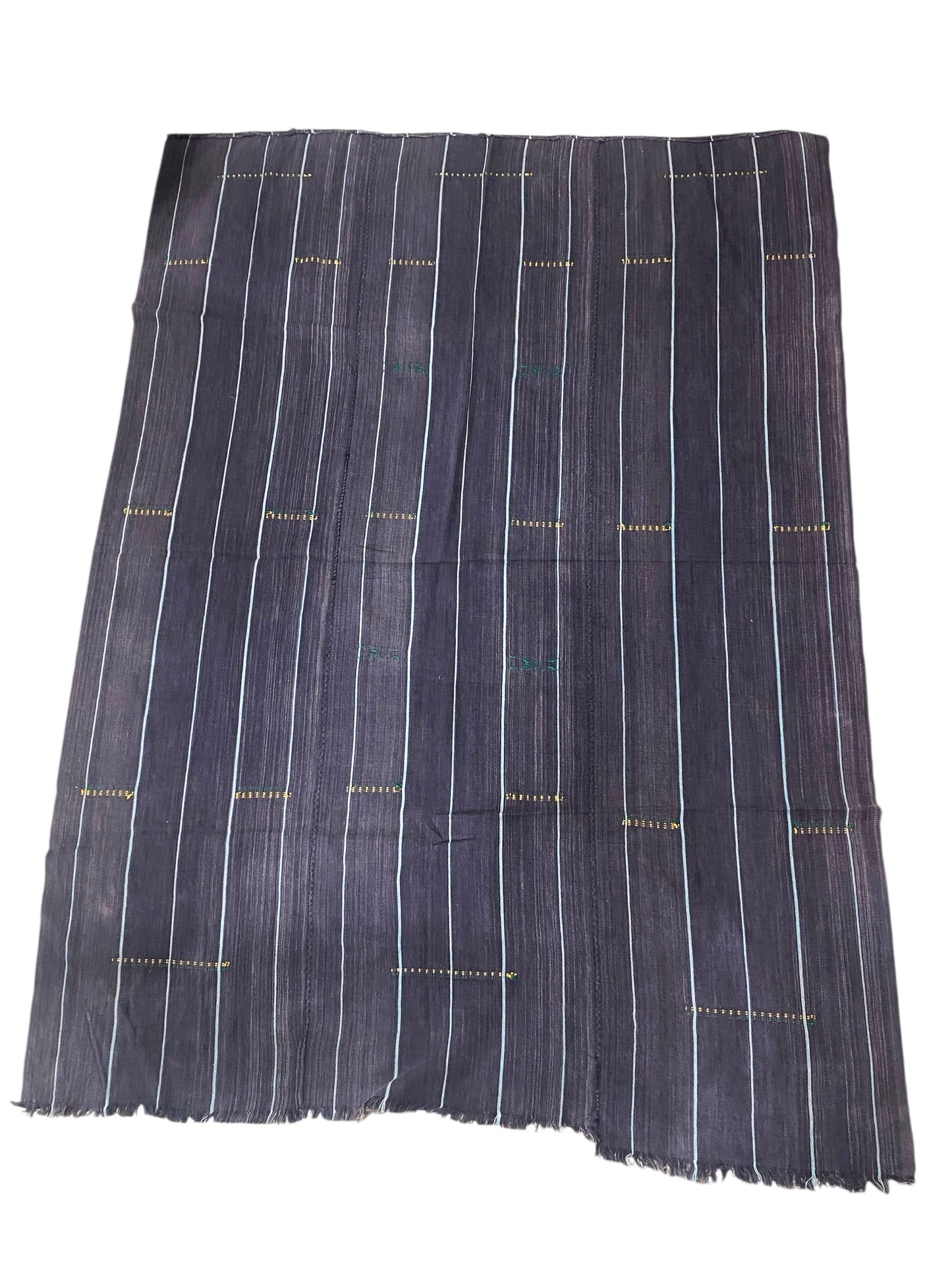 # 525 Fine handwoven Black Cloth - Mossi Tribe Burkina Faso 58"