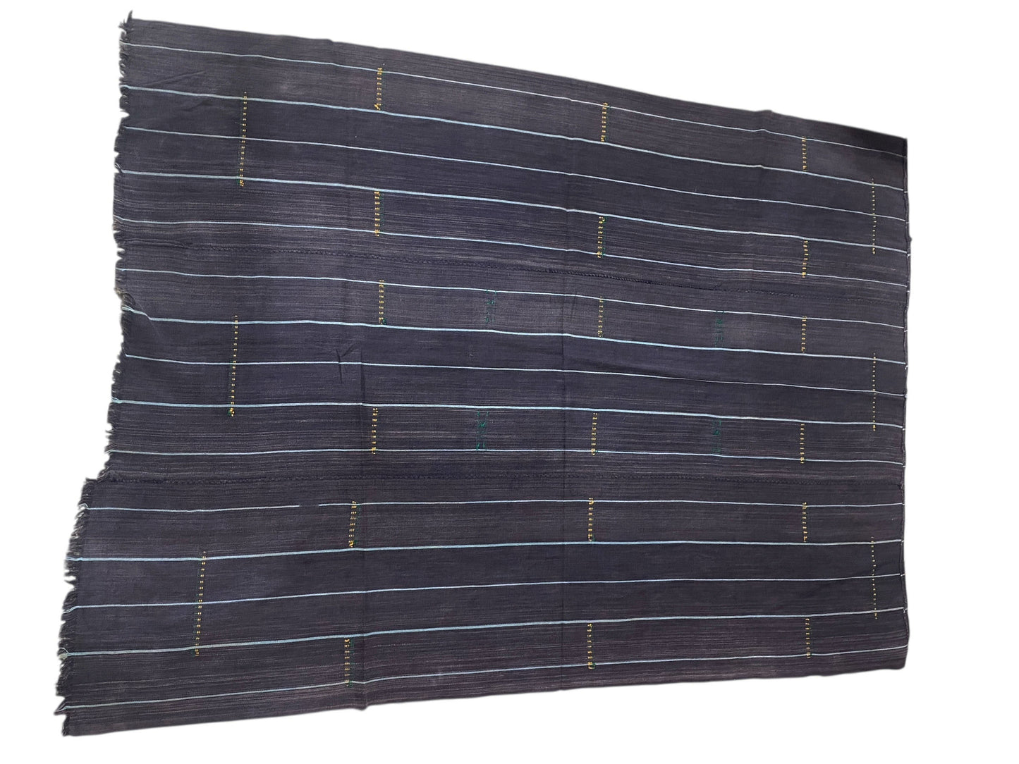 # 525 Fine handwoven Black Cloth - Mossi Tribe Burkina Faso 58"