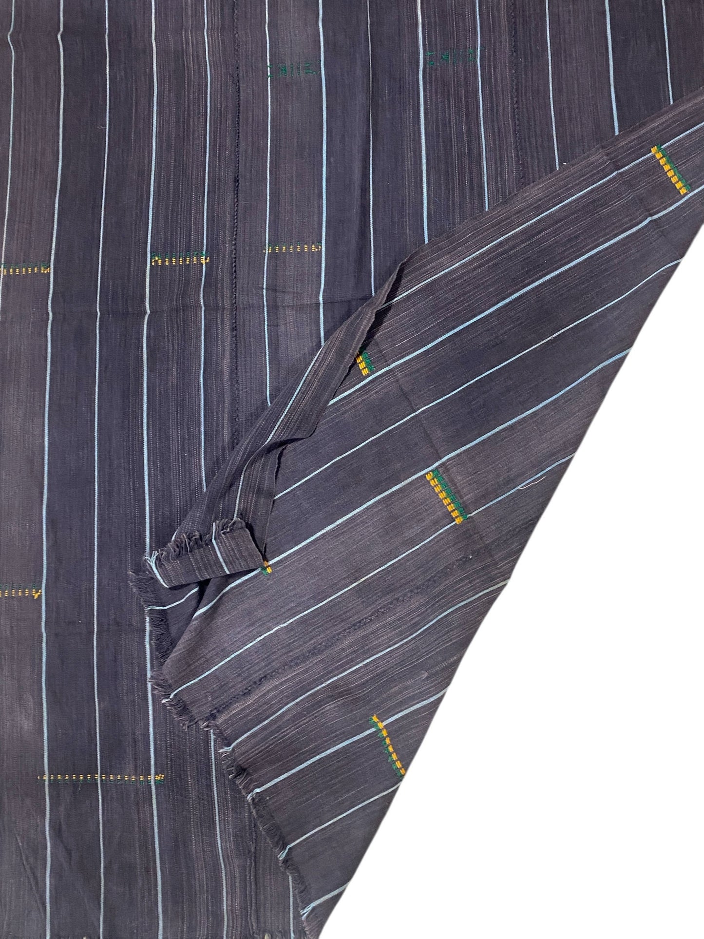 # 525 Fine handwoven Black Cloth - Mossi Tribe Burkina Faso 58"