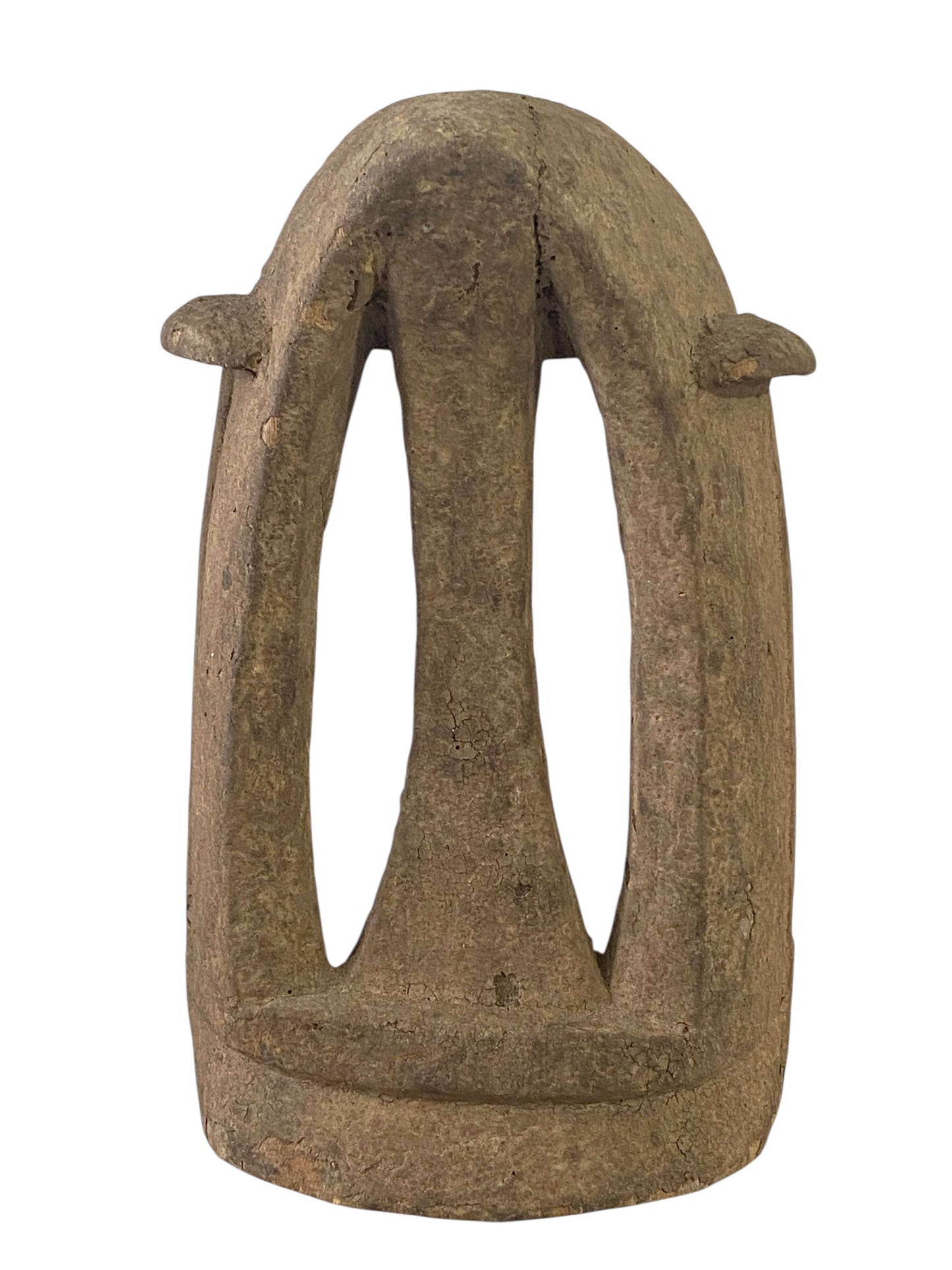 #1154 Vintage Dogon Tribe Carved Wooden Monkey  Mask 17" H on Stand