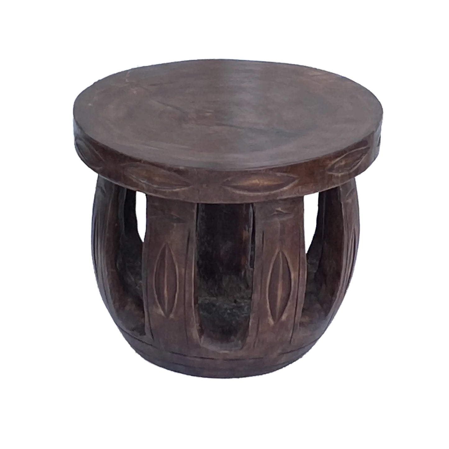 #3836 African  Baga Stool Guinea-Bissau 10" H by 12" w