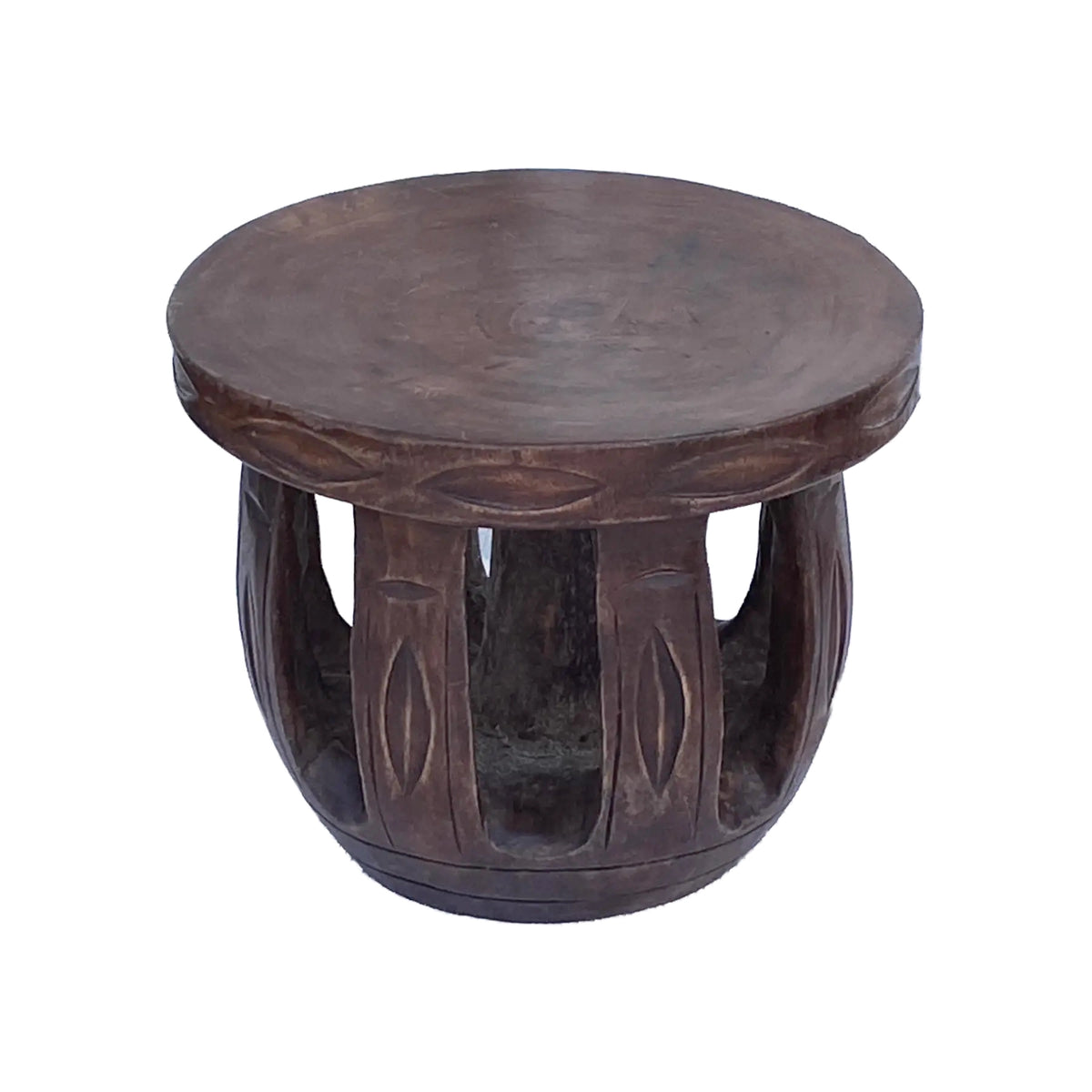 #3836 African  Baga Stool Guinea-Bissau 10" H by 12" w