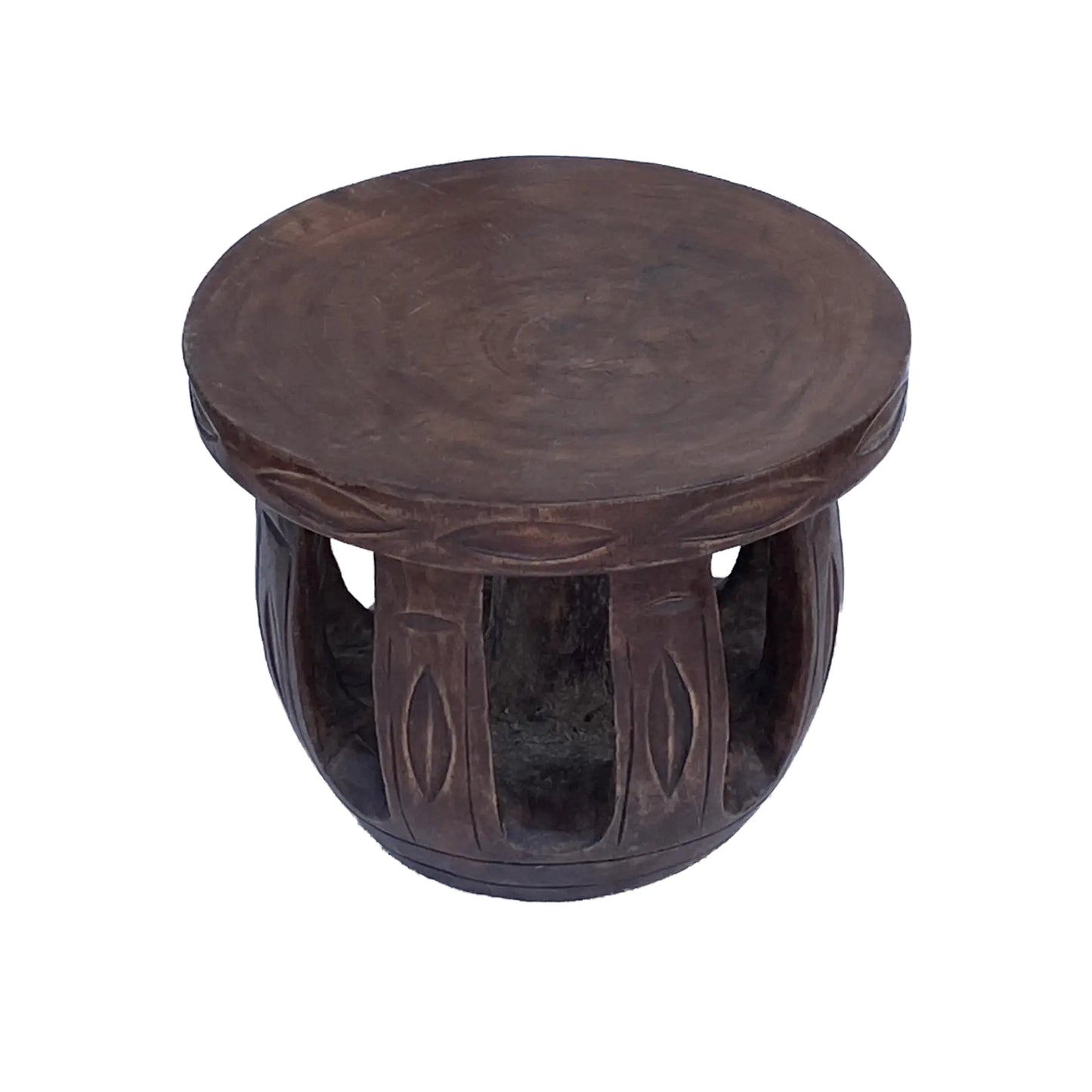 #3836 African  Baga Stool Guinea-Bissau 10" H by 12" w