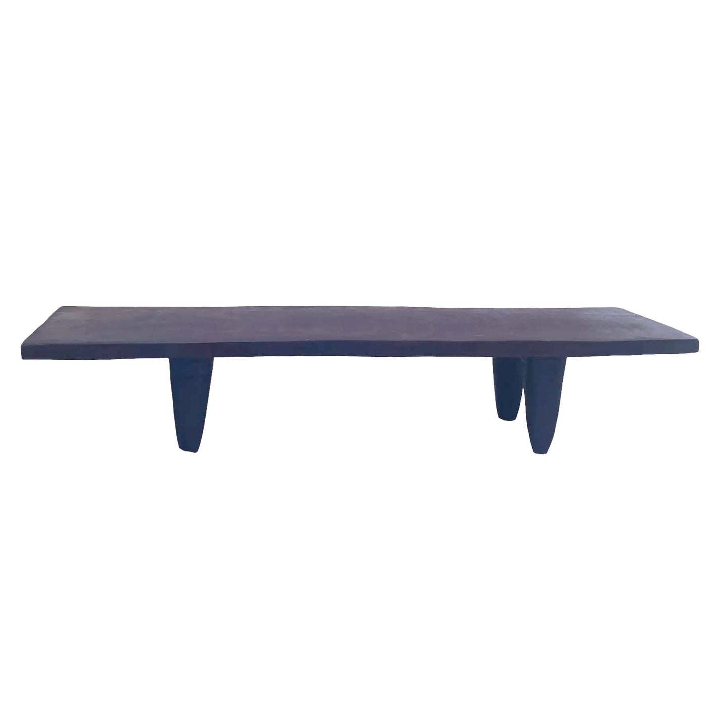5941 Vintage large-tribal-wood-senufo-coffee-table stool-74.5" w