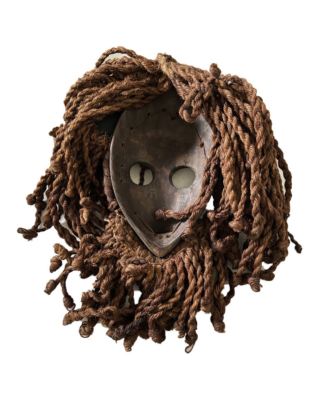 #3552  Superb Vintage  African I .Coast Dan Ceremonial Dance  Mask 14" H