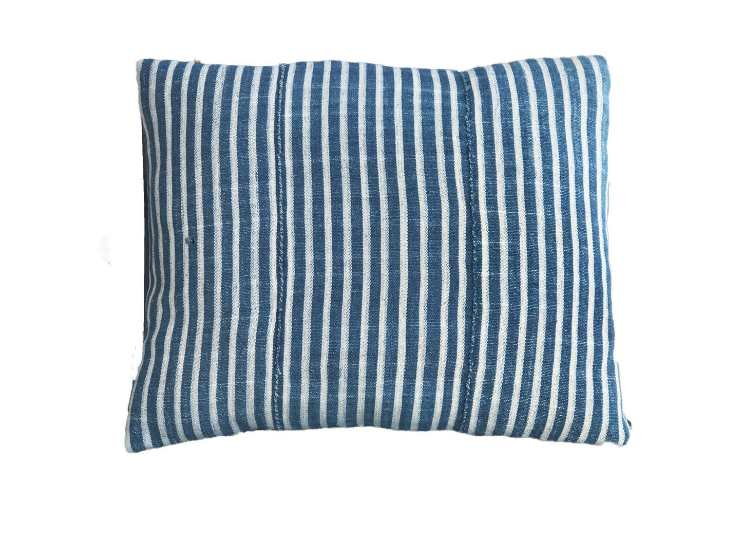 #2982 African Custom Made Lumbar VTG Bondoukou Textile Pillow I Coast 16" W