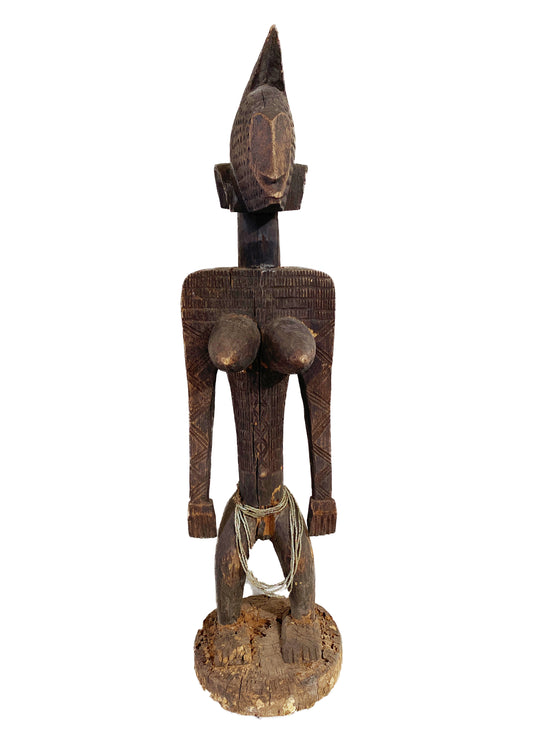 #4331 Old Dogon Maternity Female Figure Sculpture  Mali 32" H