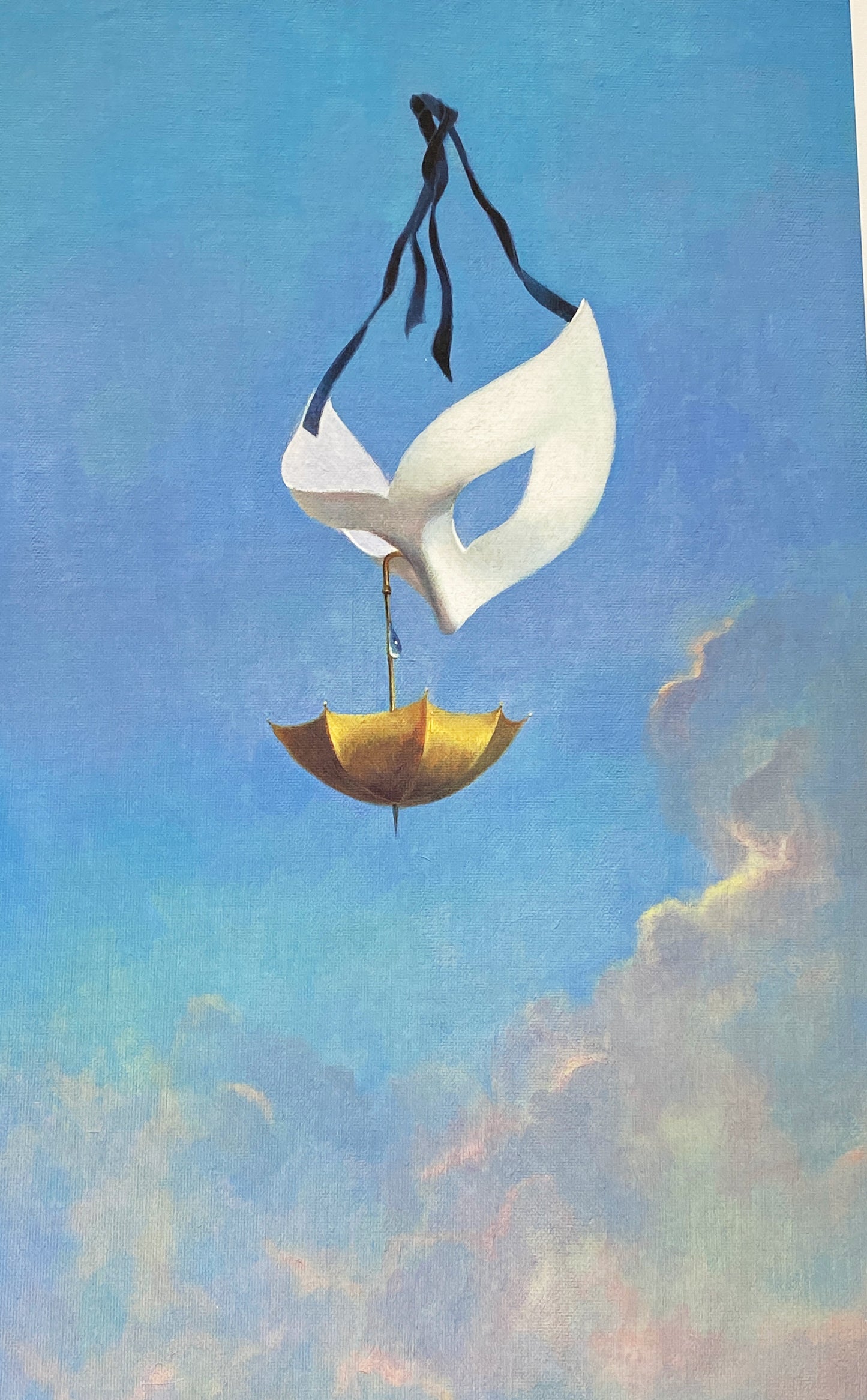 #4403 Giclee on Canvas Tear in the Sky  By Daniel Carranza .