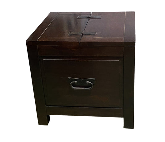 #3806 Anglo/Indian Solid Heavy Wood Chest/Trunk