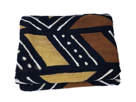 African Bogolan Mud Cloth Textile 65 " by 40 "  #2947