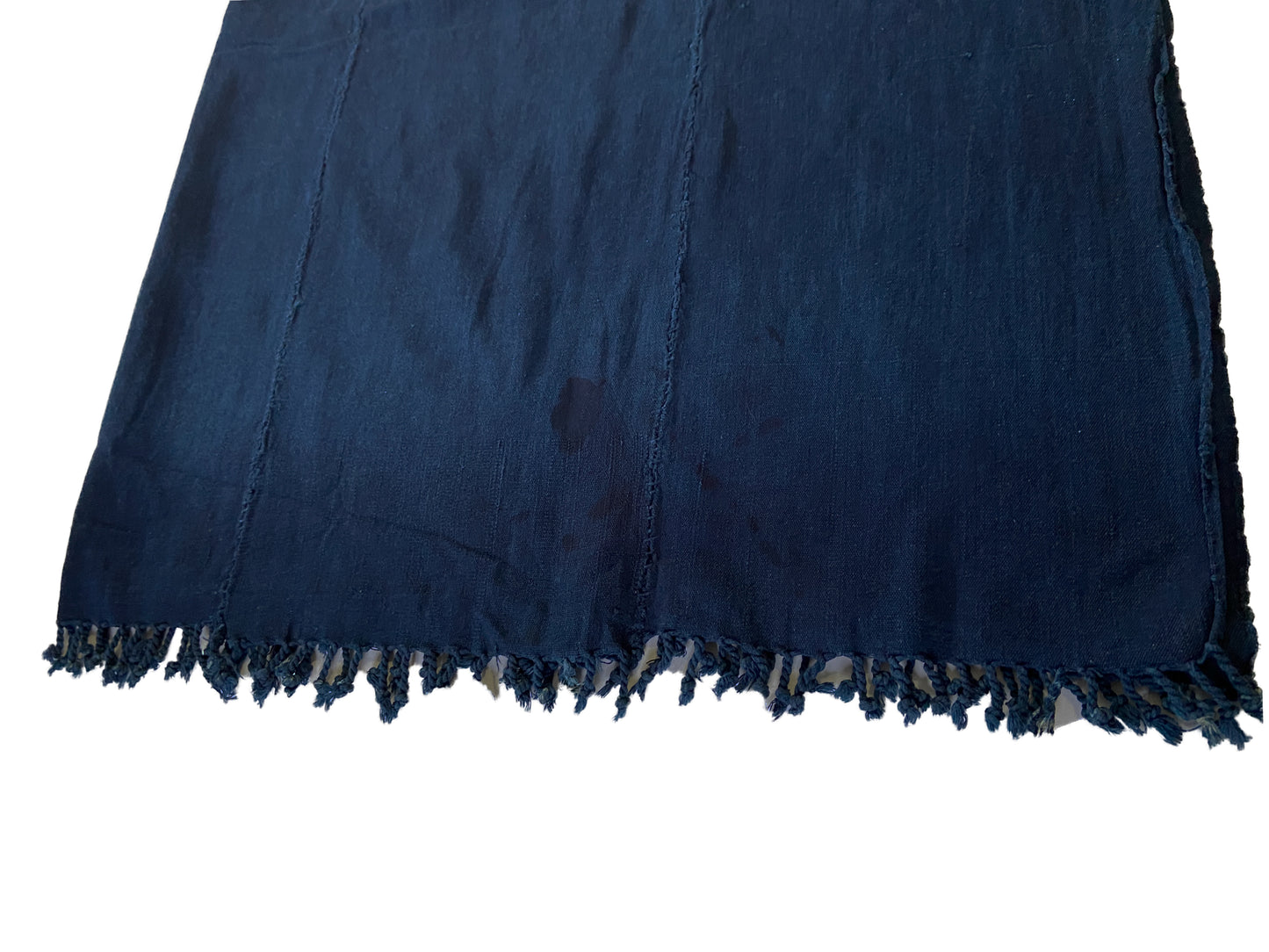 #2241 Vintage Cotton African Indigo Cloth Mossi People Burkina Faso 69"