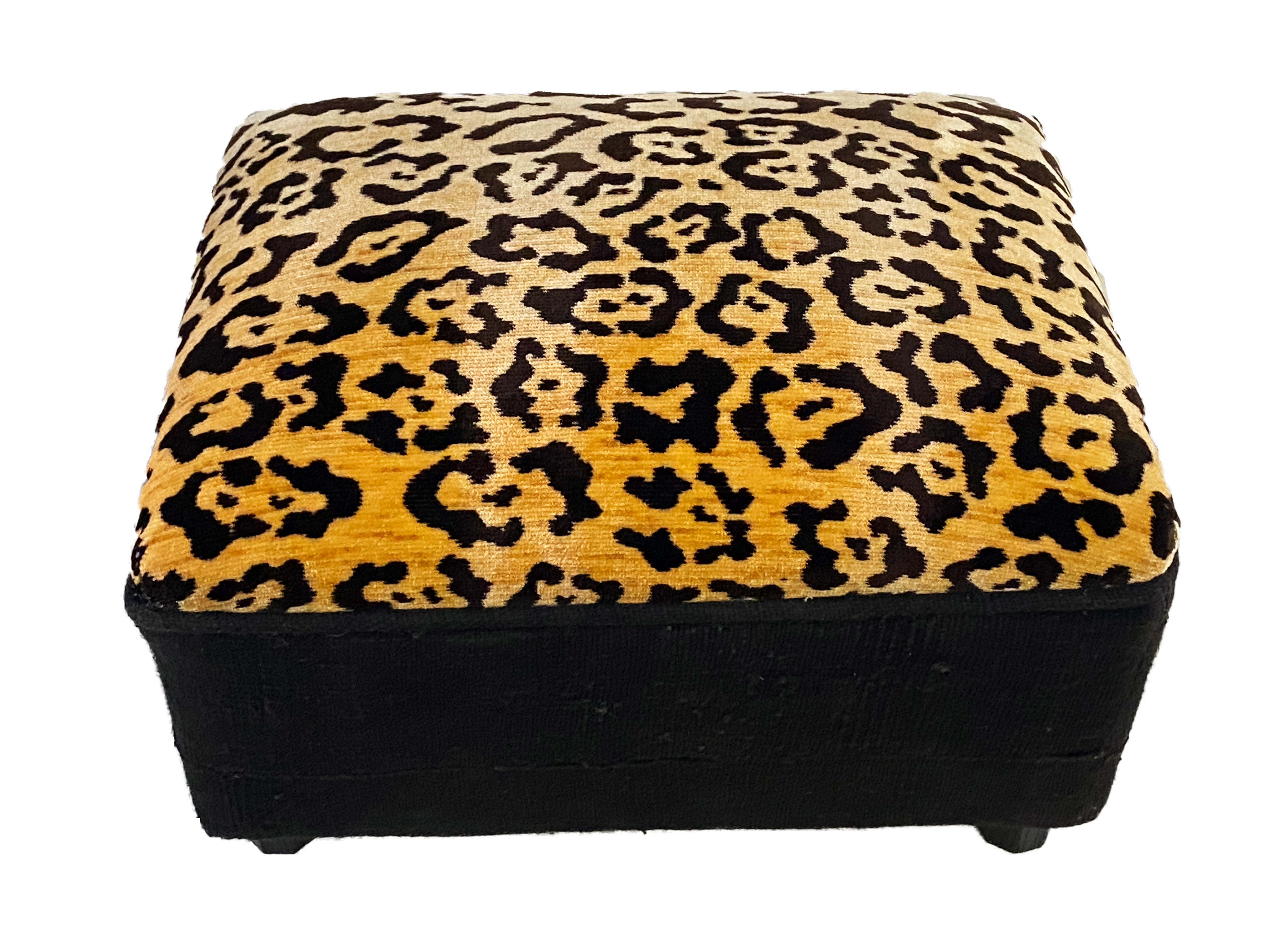 Cheetah ottoman deals