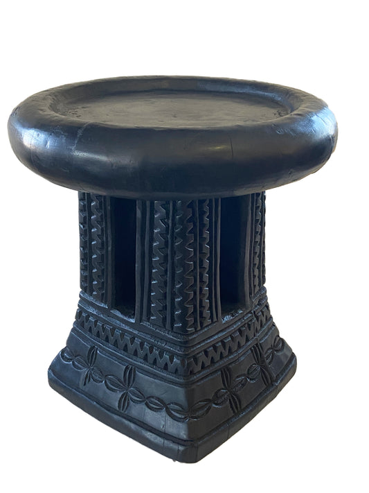 #1714 Old Bamileke Stool/Table Cameroon 14.25" H