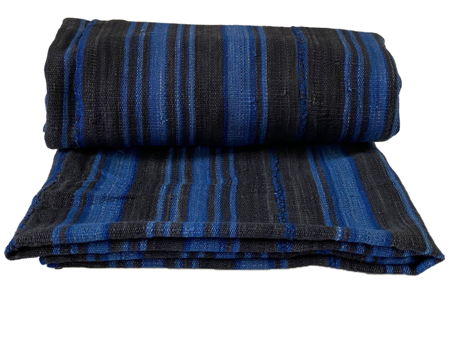 #3883 Vintage African Indigo Bondoukou Cloth Textile I Coast