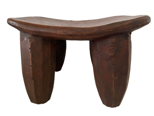 African Old   Senufo Wood Milk Stool  I  . Coast #3334