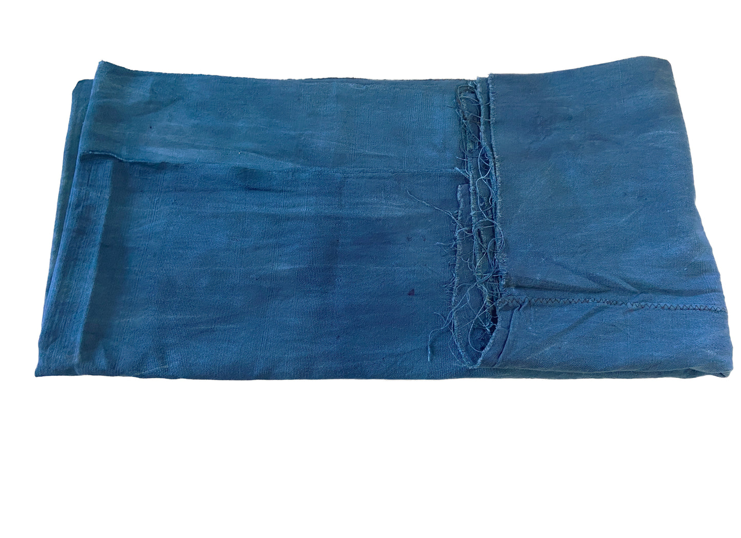 Vintage African Indigo Cloth Textile Mossi Burkina Faso 61" by 42.5"