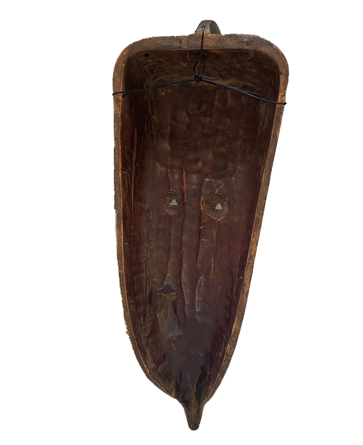 #3329 Lg Fang Mask Elongated Face Gabon African Mask 32.5" H