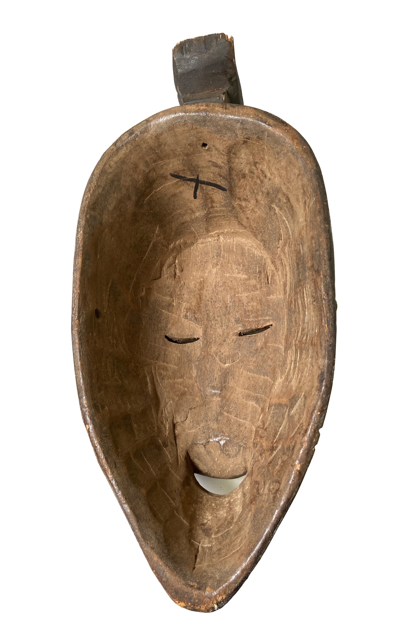 #2071 African Igbo Mask Nigeria 15.5 " H