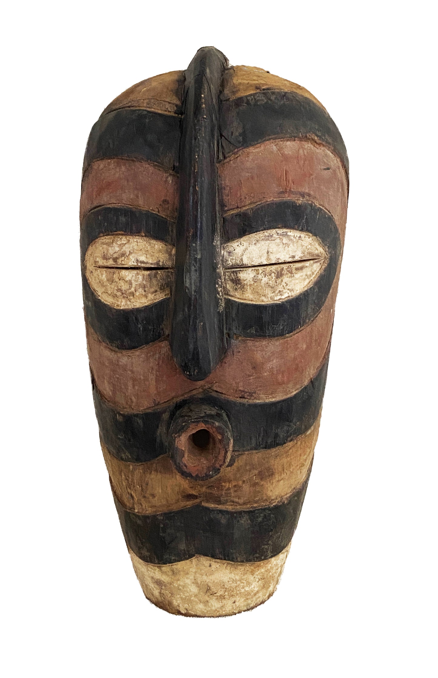 #3871 African Songye Kifwebe Mask 17"h