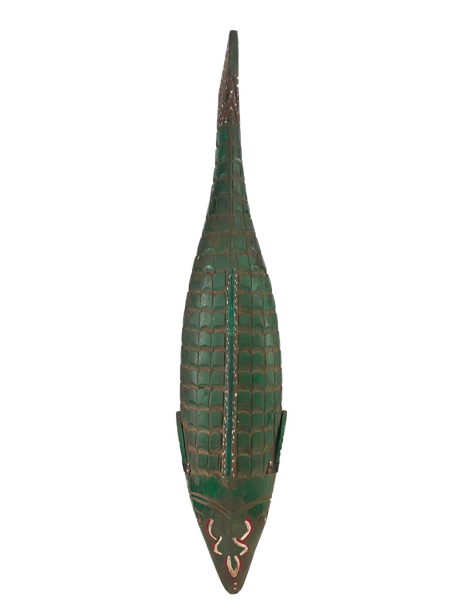 #3648 African Wooden Fish Bozo Tribe Mali 34"