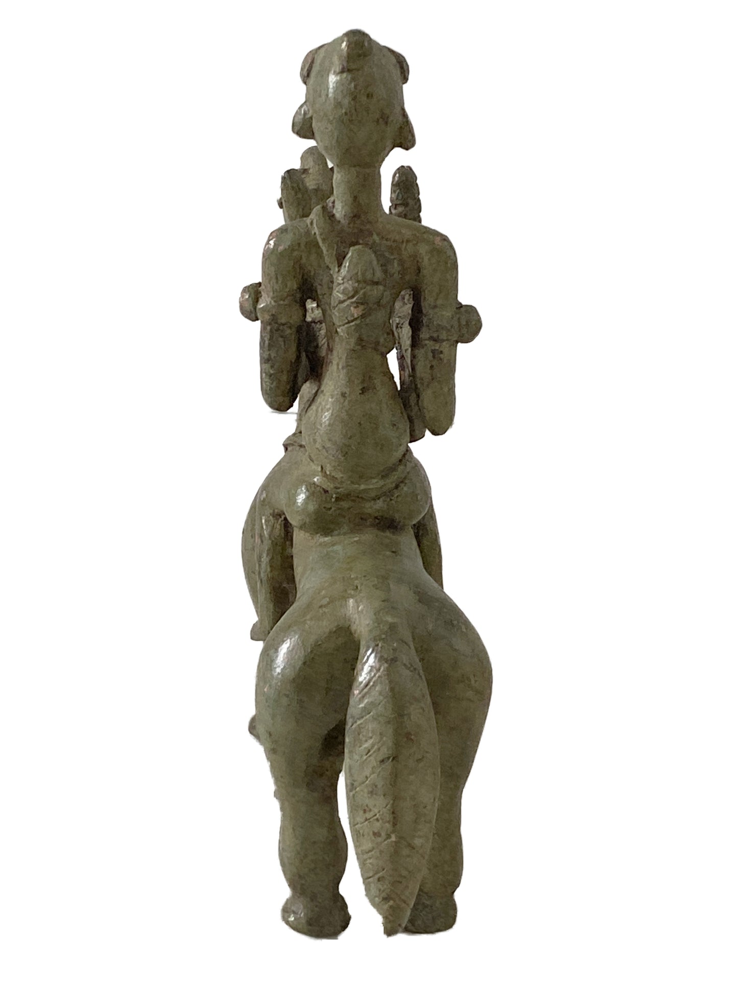 # 3408  Superb African Dogon Bronze Horseman