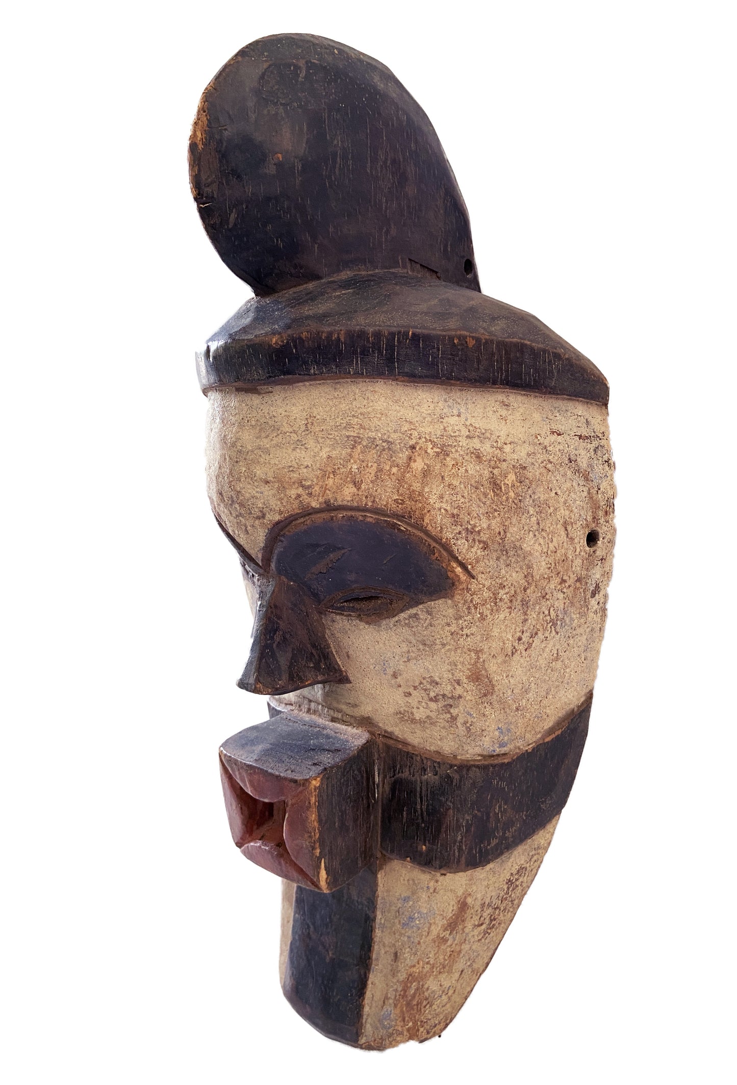 #2119 African Fang Mask Gabon 18" H