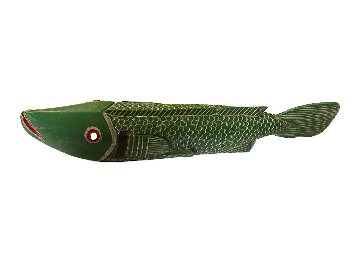 #3716 African Wooden Fish Bozo Tribe Mali 43.5"